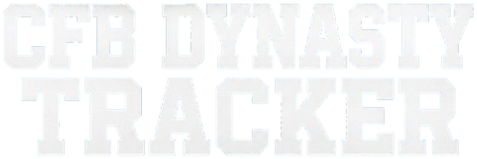CFB Dynasty Tracker